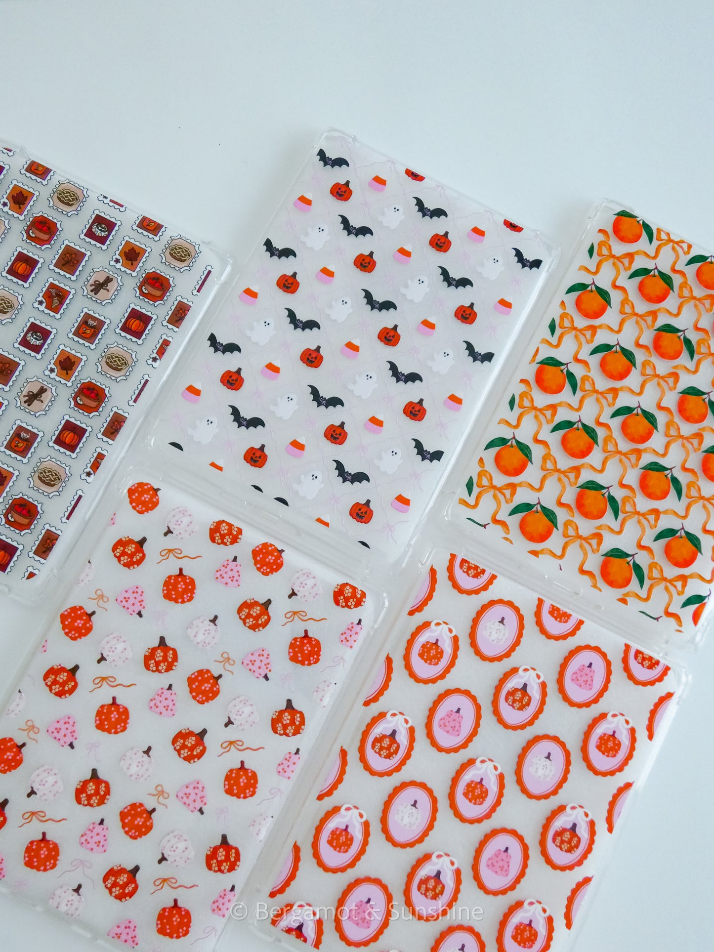 Coquette Framed Pumpkins Kindle Case