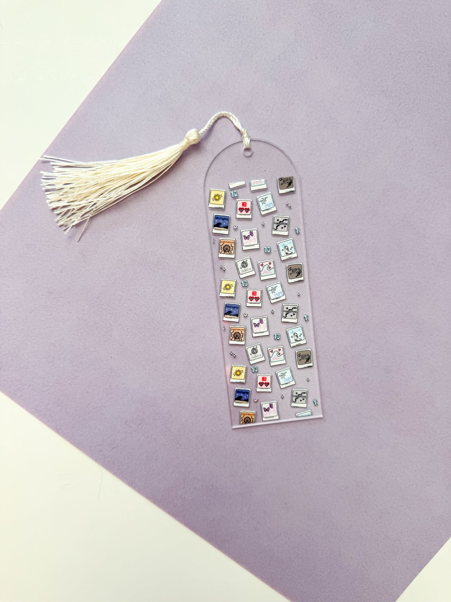 T.S. Polaroid Acrylic Bookmark