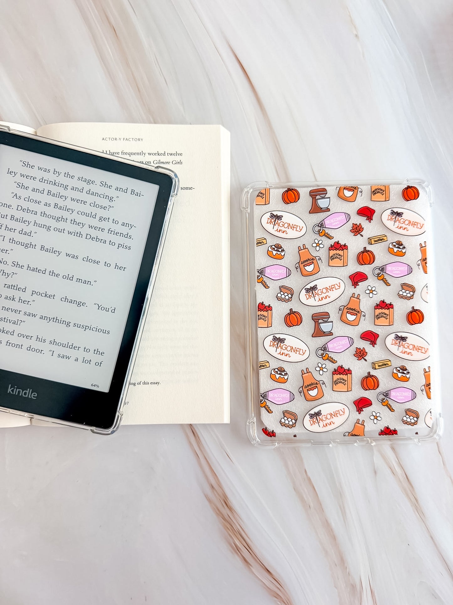 G.G. Dragonfly Inn E Reader Case and/or Bookmark [Combined Listing]