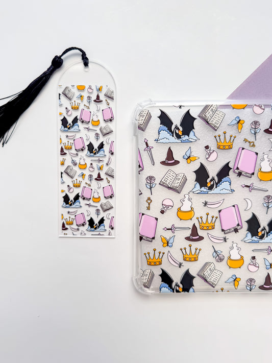 Fantasy Reader E reader Case and/or Bookmark [Combined Listing]