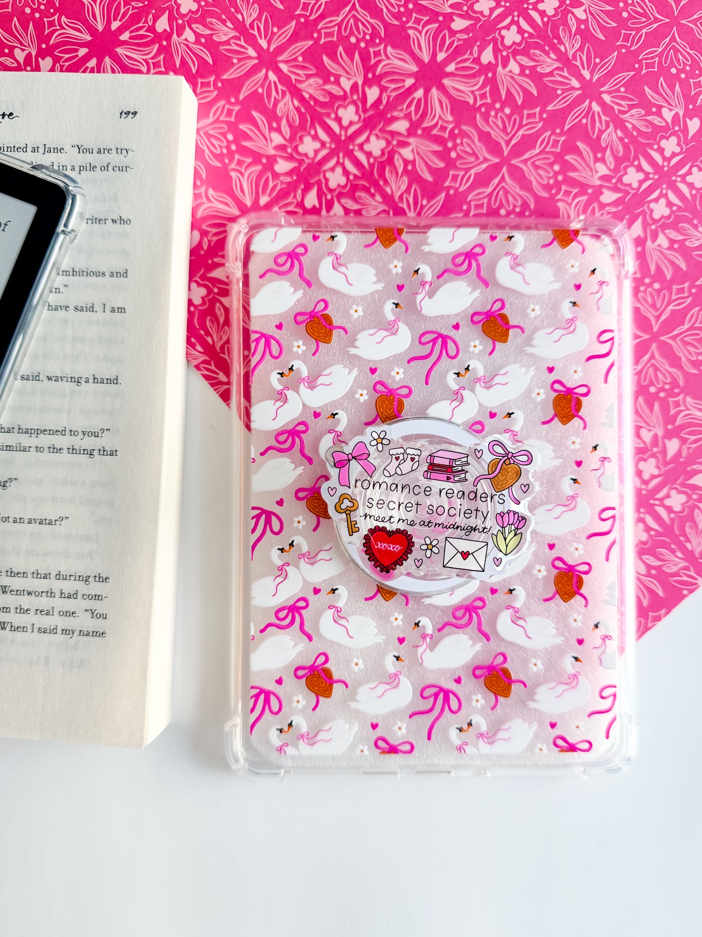 Romance Readers Secret Society MagSafe Phone & E-Reader Grip – Bookish Accessory