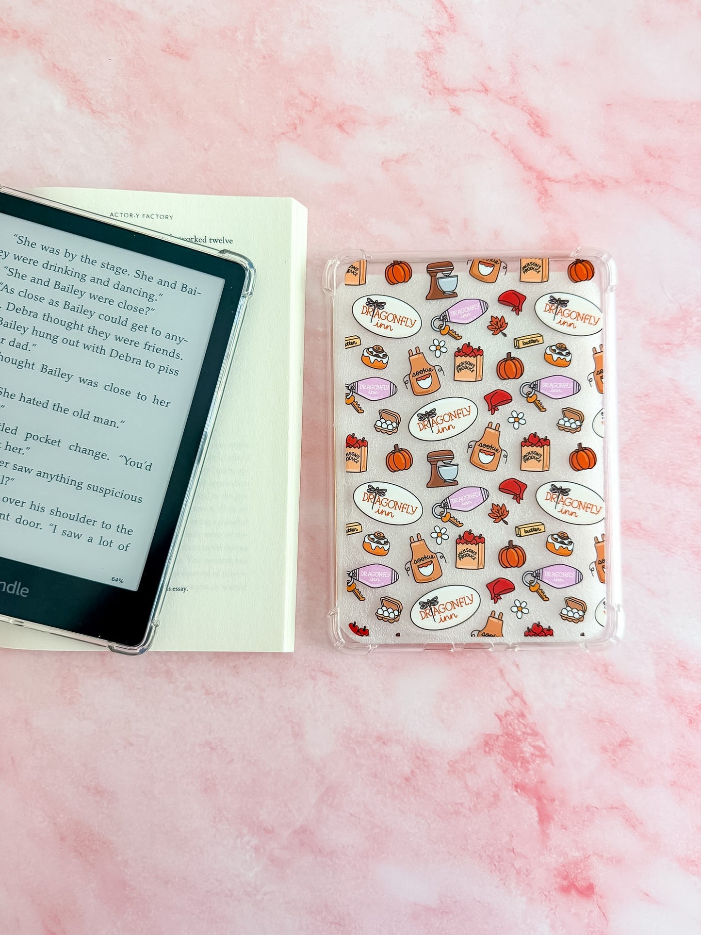 G.G. Dragonfly Inn E Reader Case and/or Bookmark [Combined Listing]