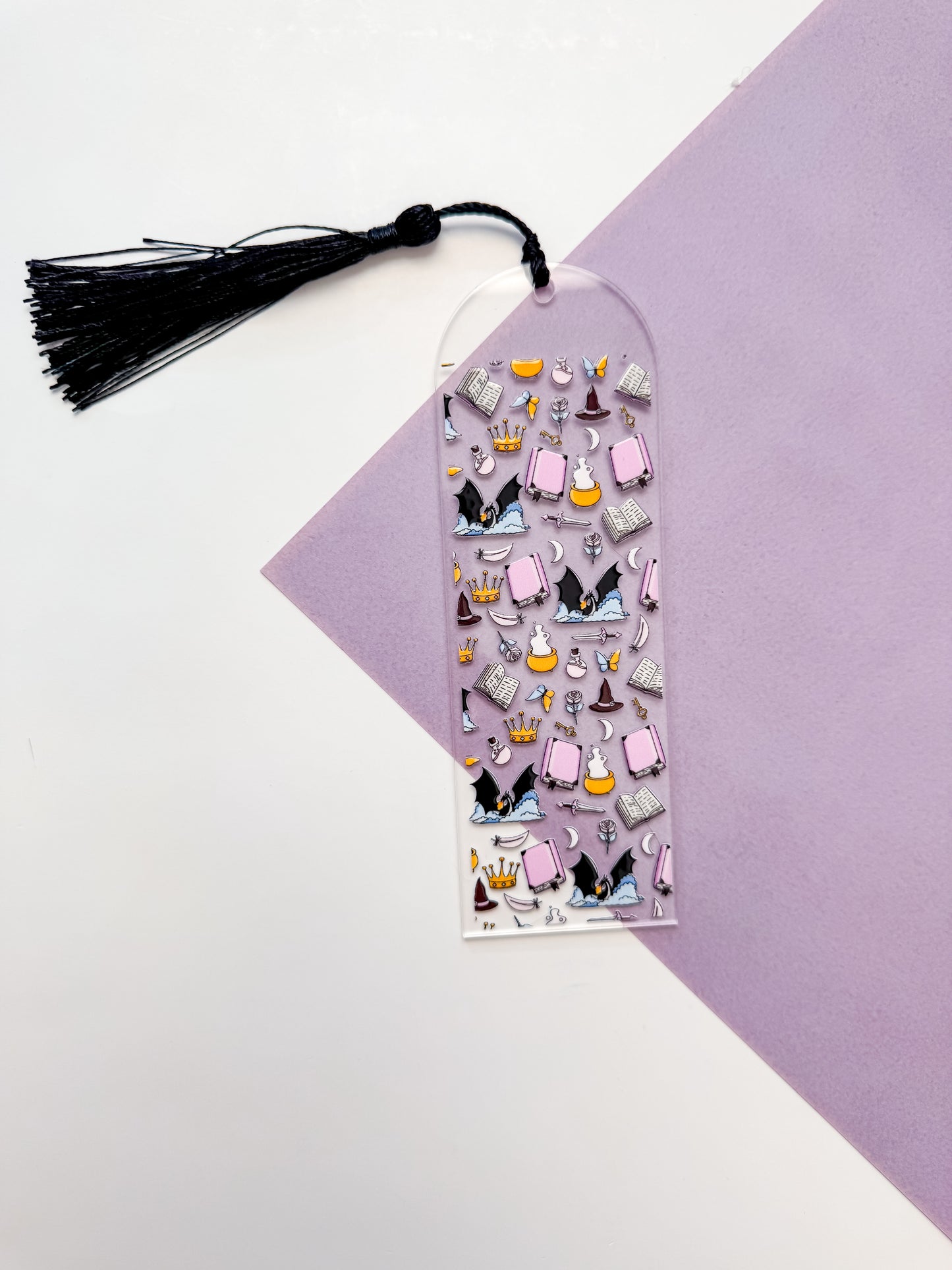 Fantasy Reader Acrylic Bookmark