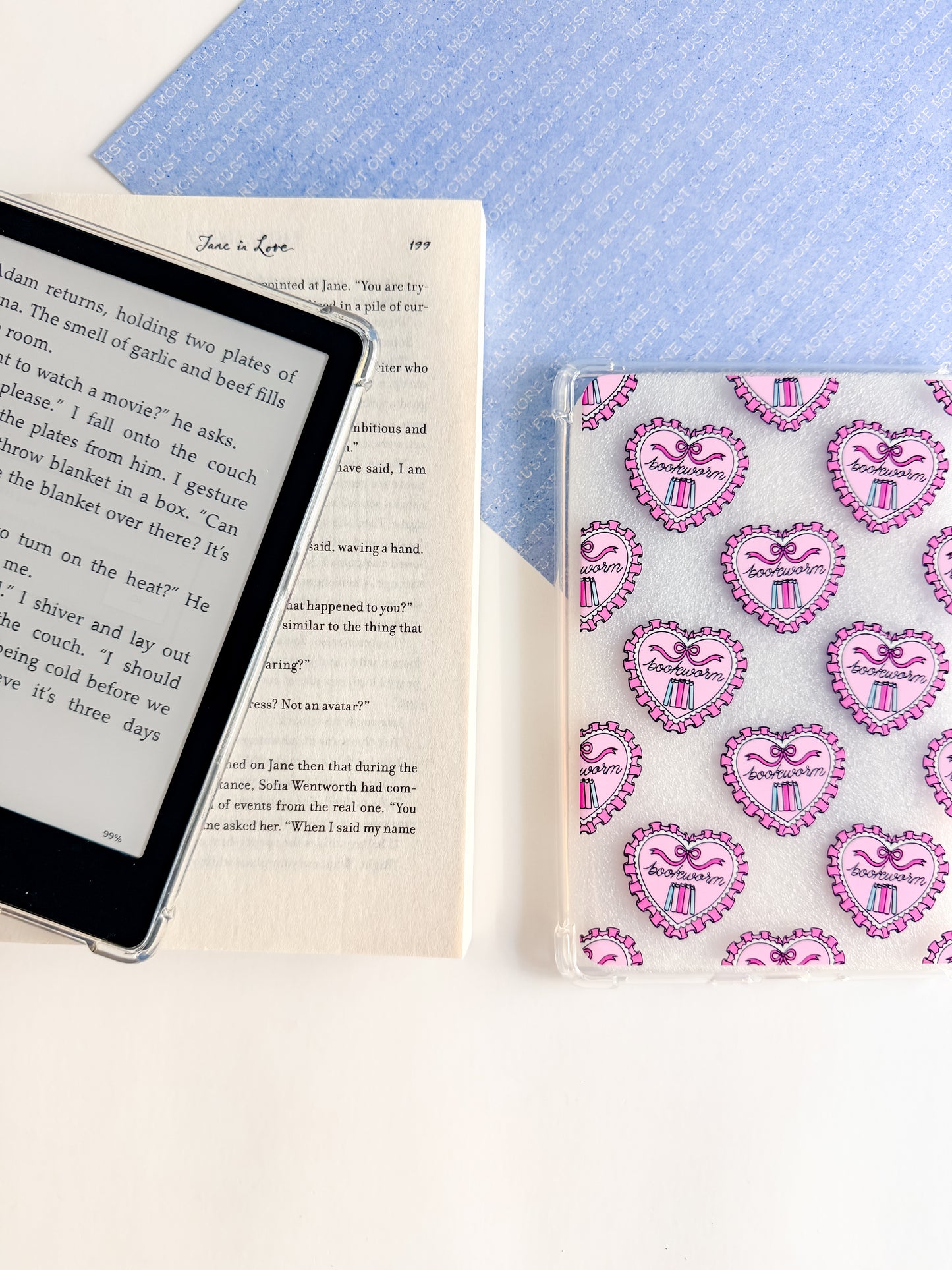 Bookworm at Heart Kindle Case