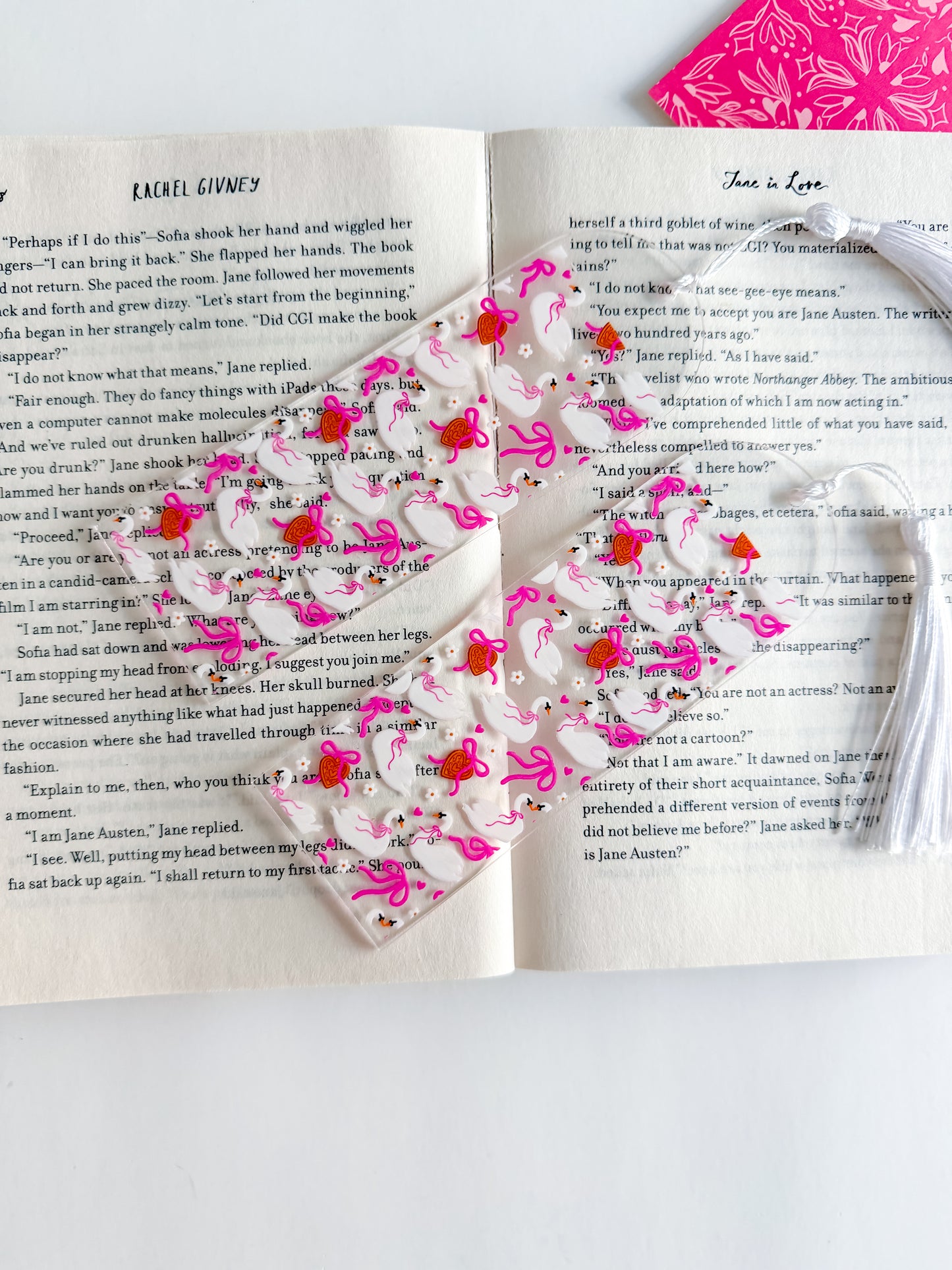 Swan Lake Romance Bookmark