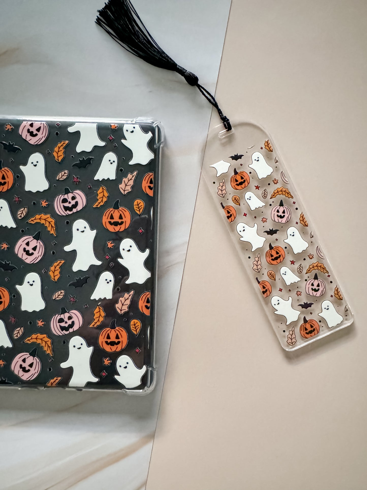 Ghosts and Pumpkins Bookmark