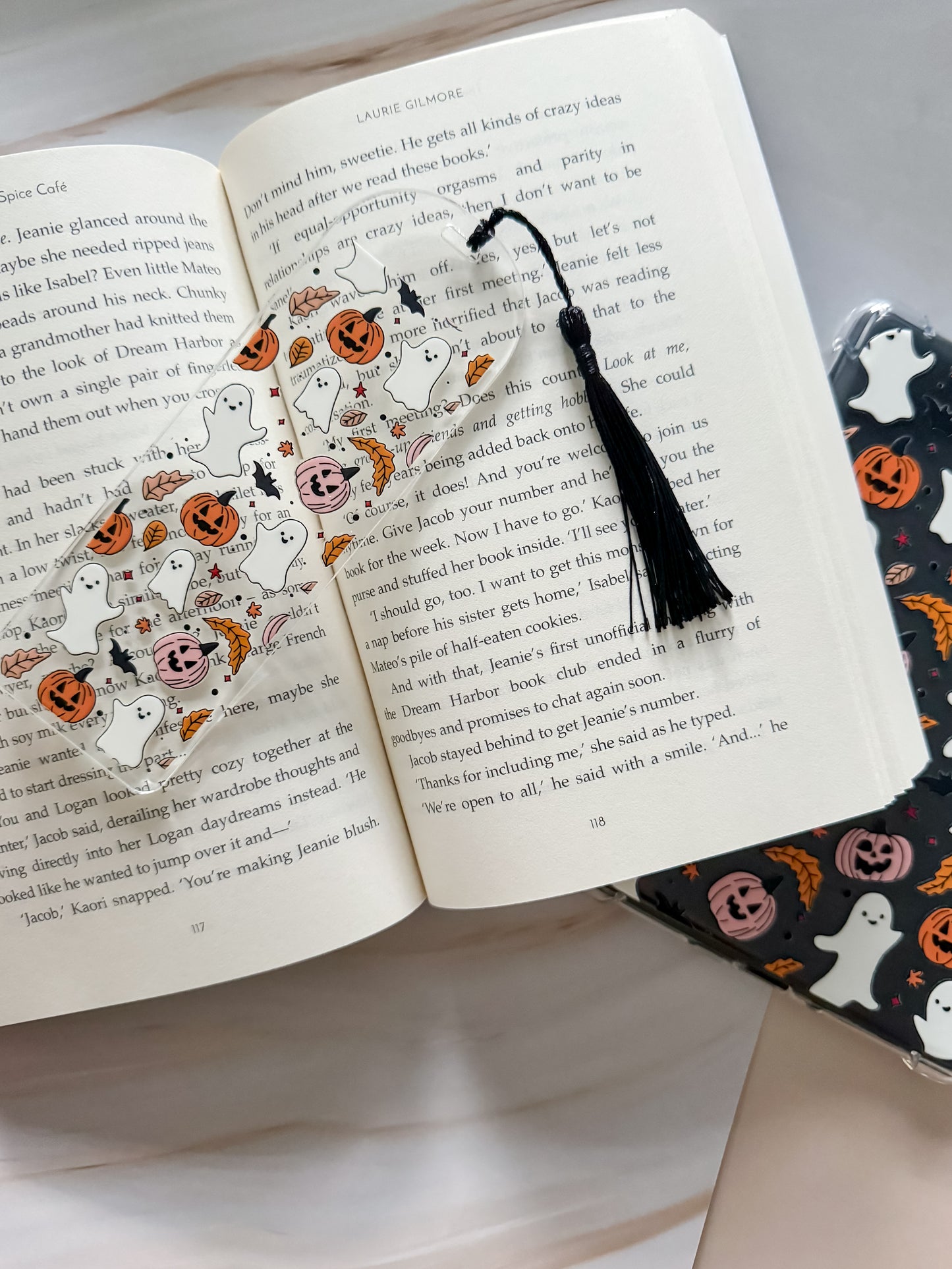 Ghosts and Pumpkins Bookmark