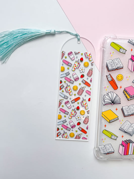 Happy Books Acrylic Bookmark