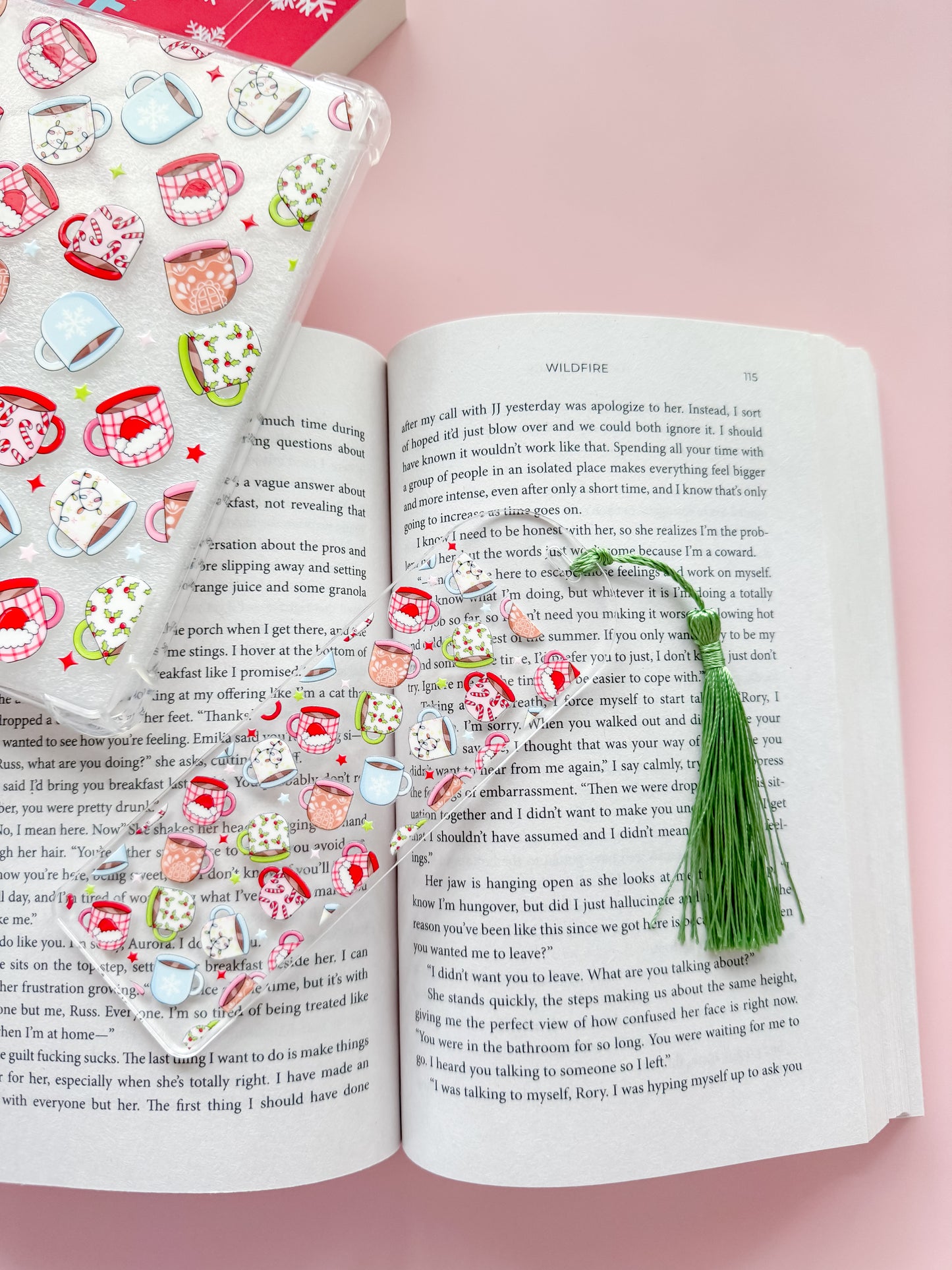 Holiday Mugs Bookmark