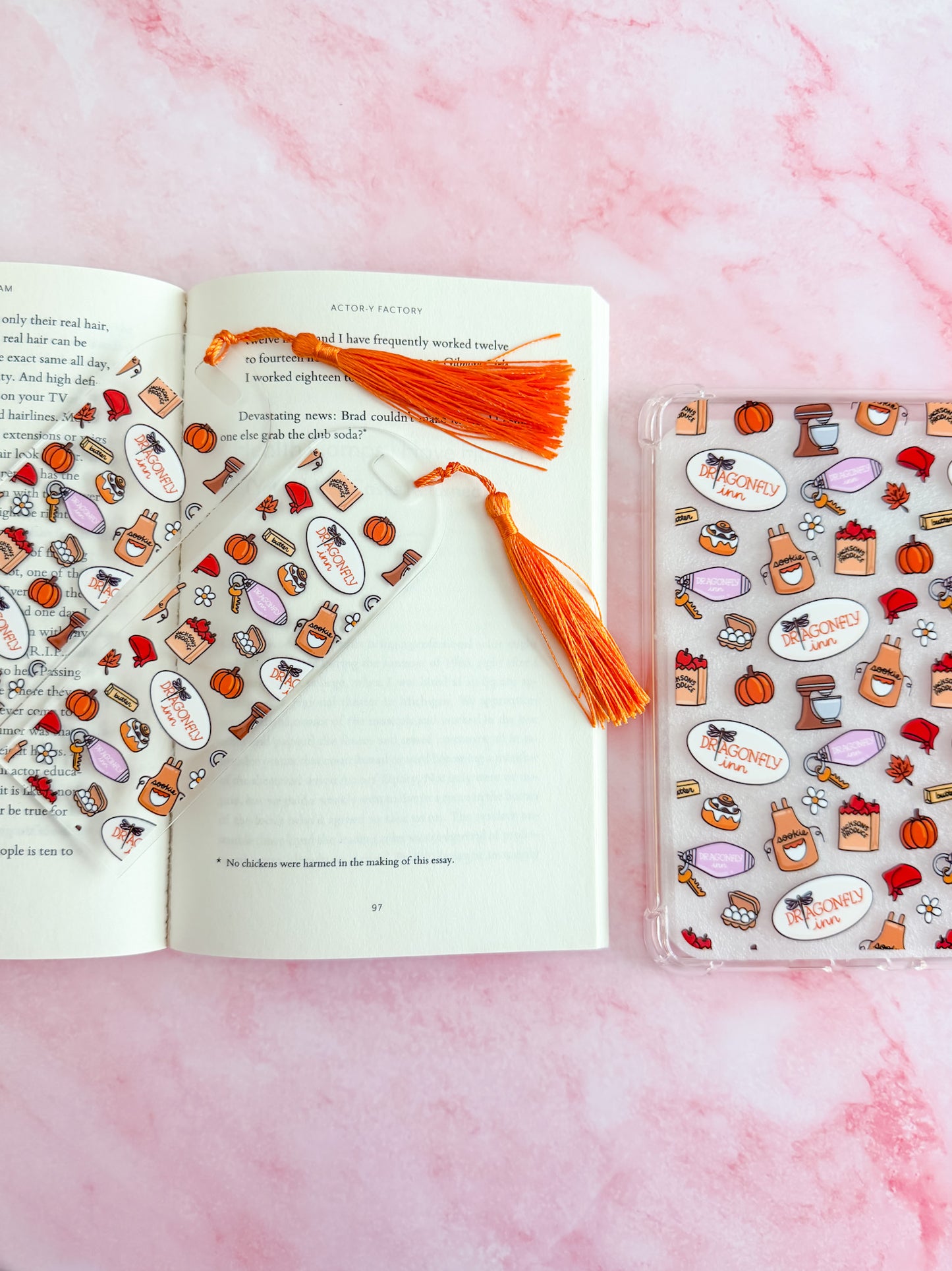 G.G. Dragonfly Inn E Reader Case and/or Bookmark [Combined Listing]