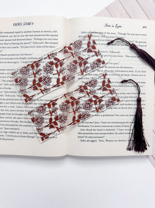 Autumn Floral Bookmark