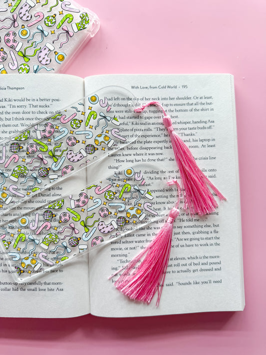 Happy Christmas Stockings Bookmark