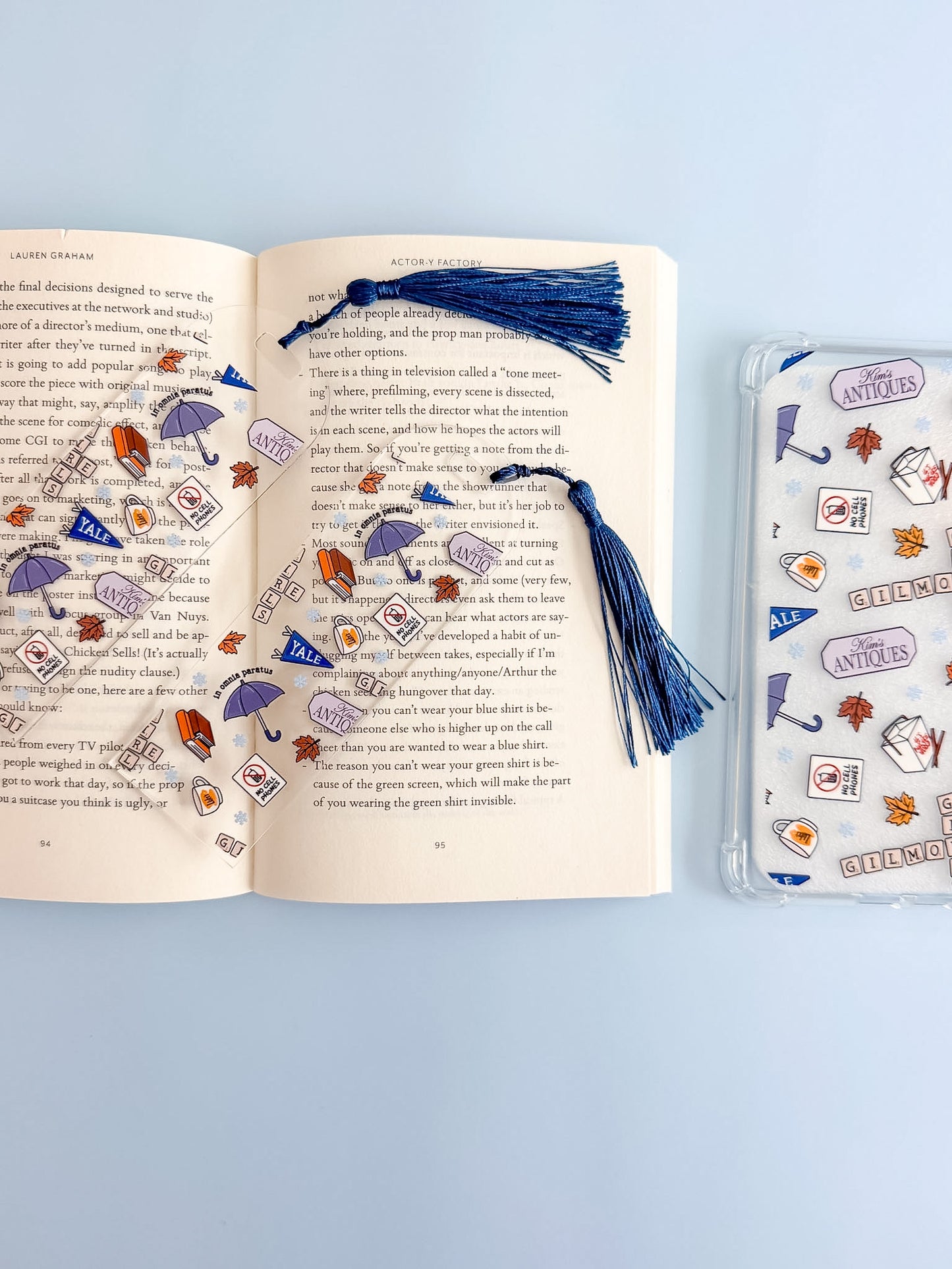 S.H. Fall Essentials E Reader Case and/or Bookmark [Combined Listing]