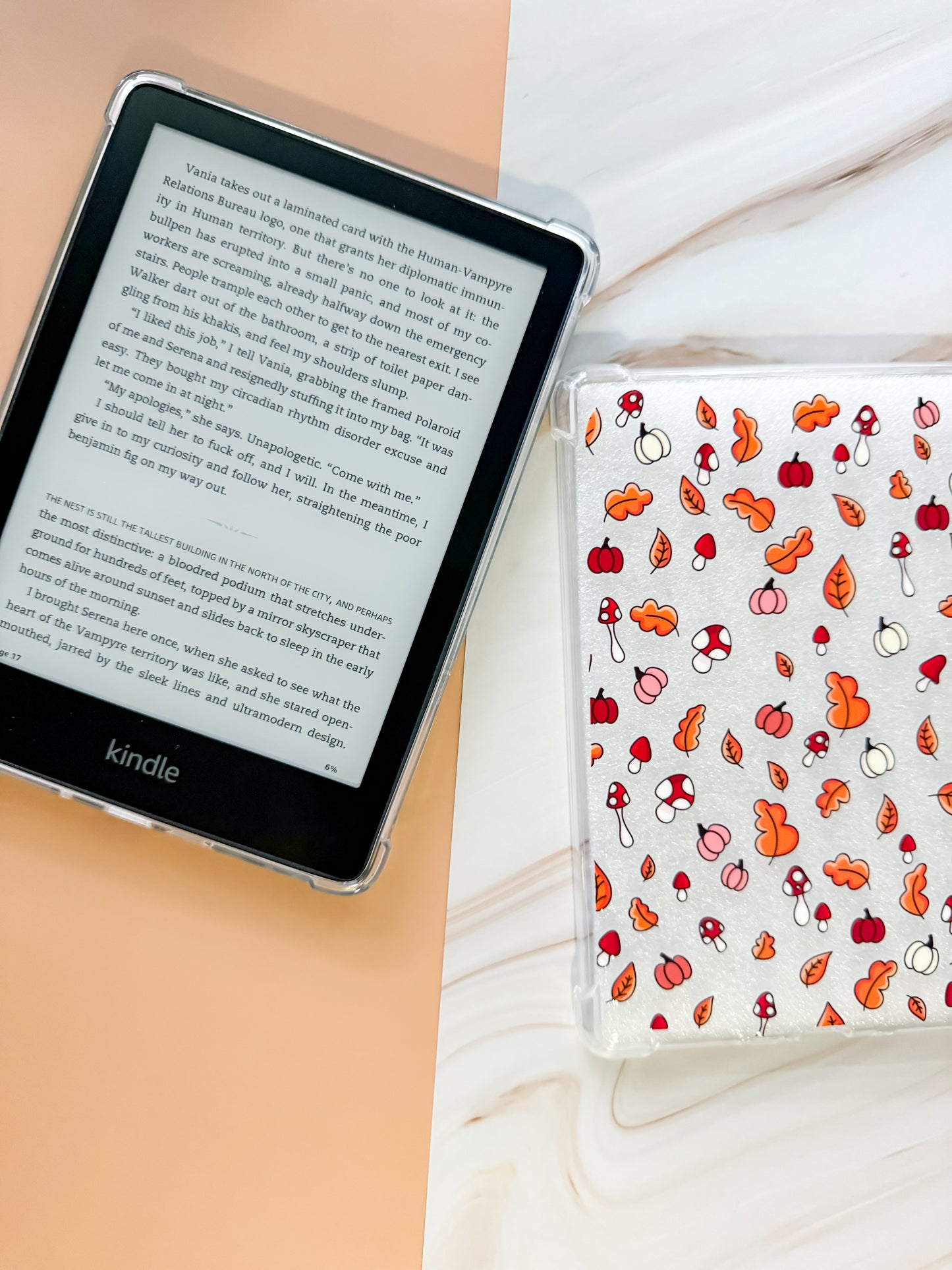 Minimalist Fall Kindle Paperwhite + Signature Case