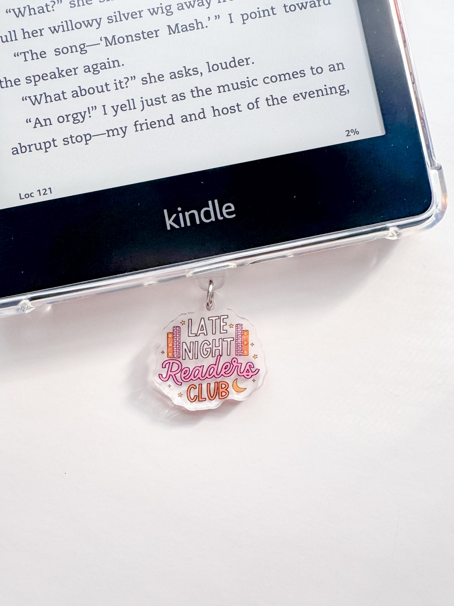 Bookish Ereader / Kindle Dust Plug Charm (Type C)