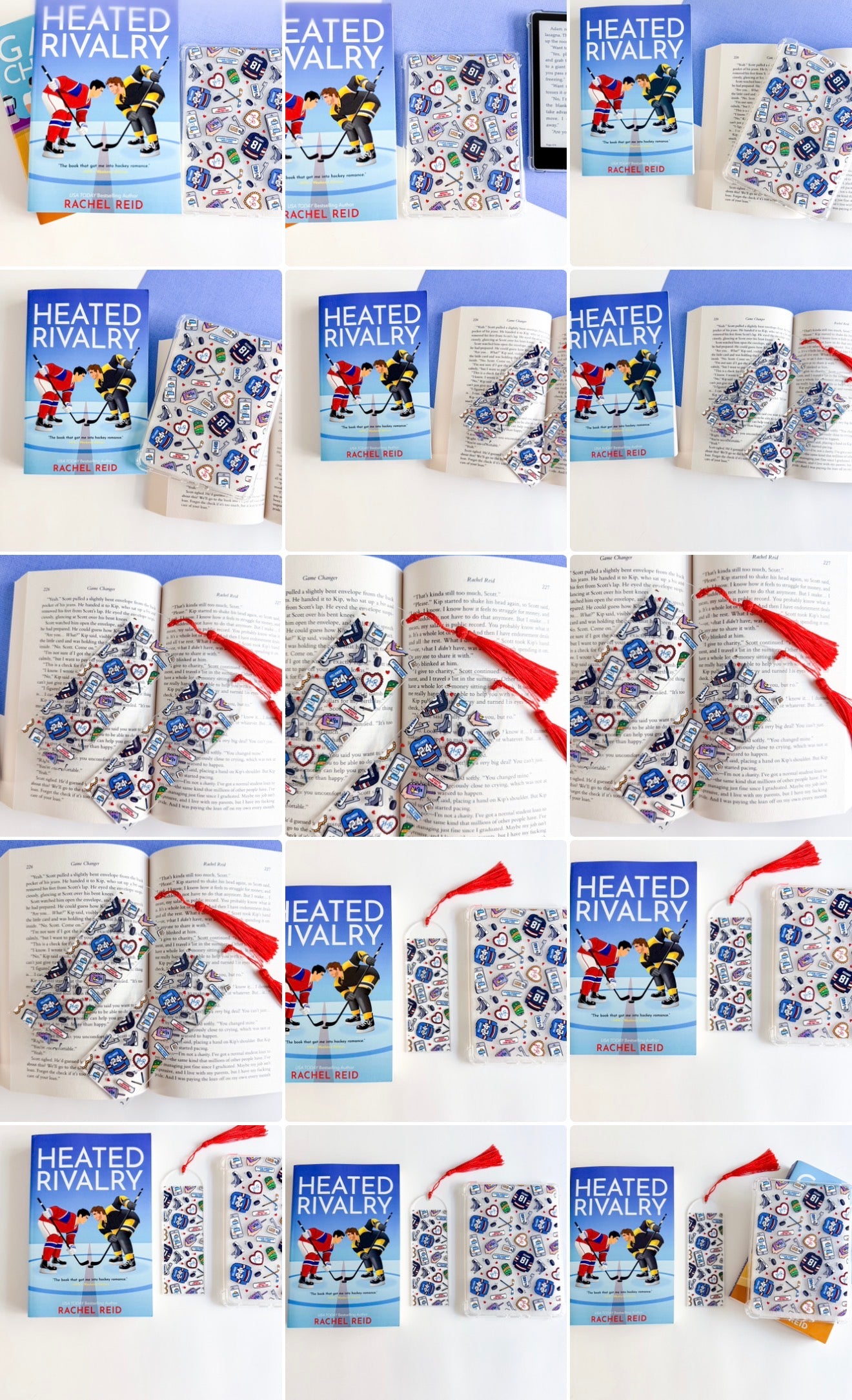 H.R. Kindle Case and/or Bookmark [Combined Listing] – Bookish E-Reader Cover