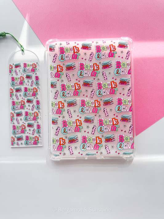 Book Lover E Reader Case and/or Bookmark [Combined Listing]