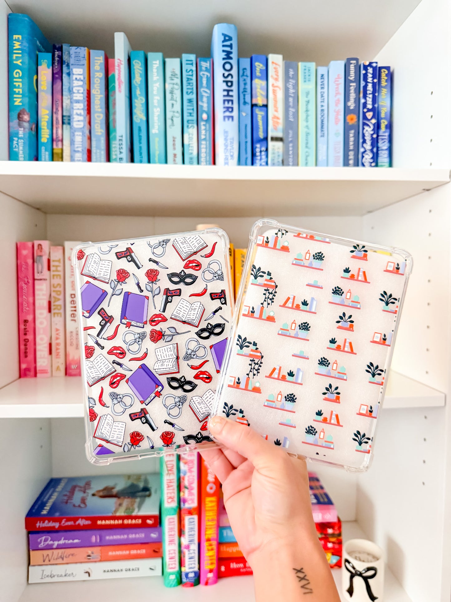 Plants and Bookshelves E Reader Case