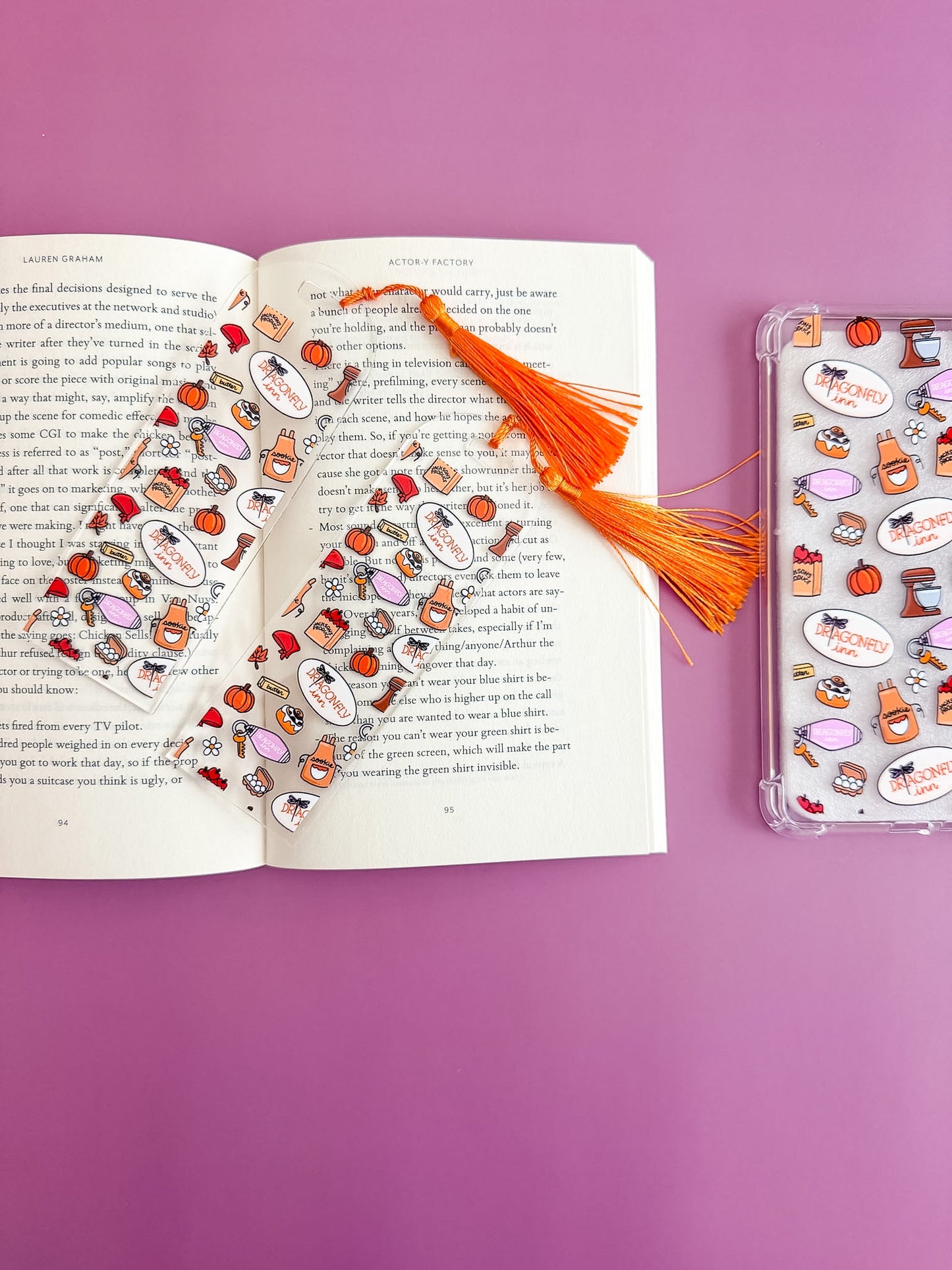 G.G. Dragonfly Inn E Reader Case and/or Bookmark [Combined Listing]