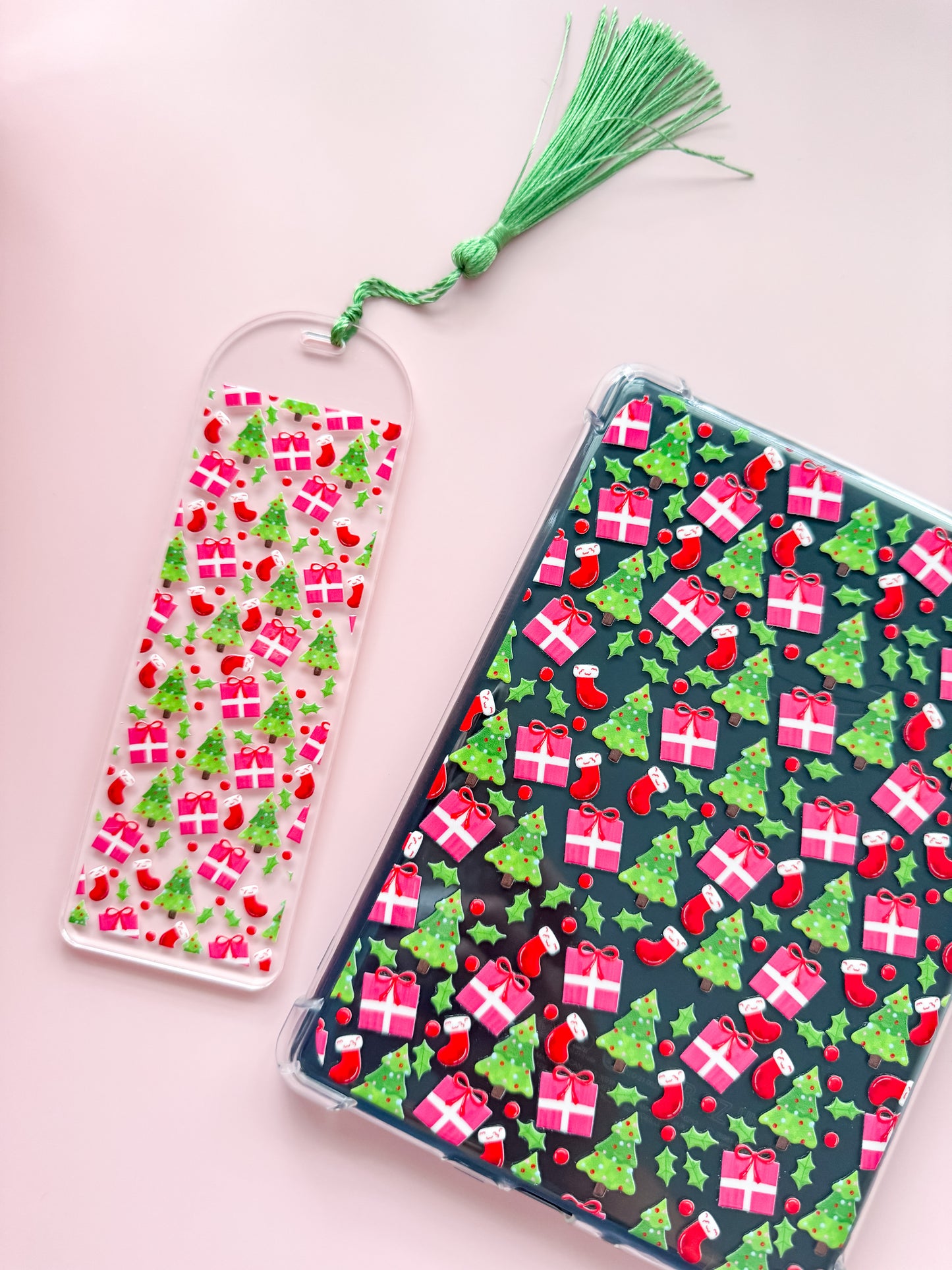 Christmas Trees and Presents Bookmark