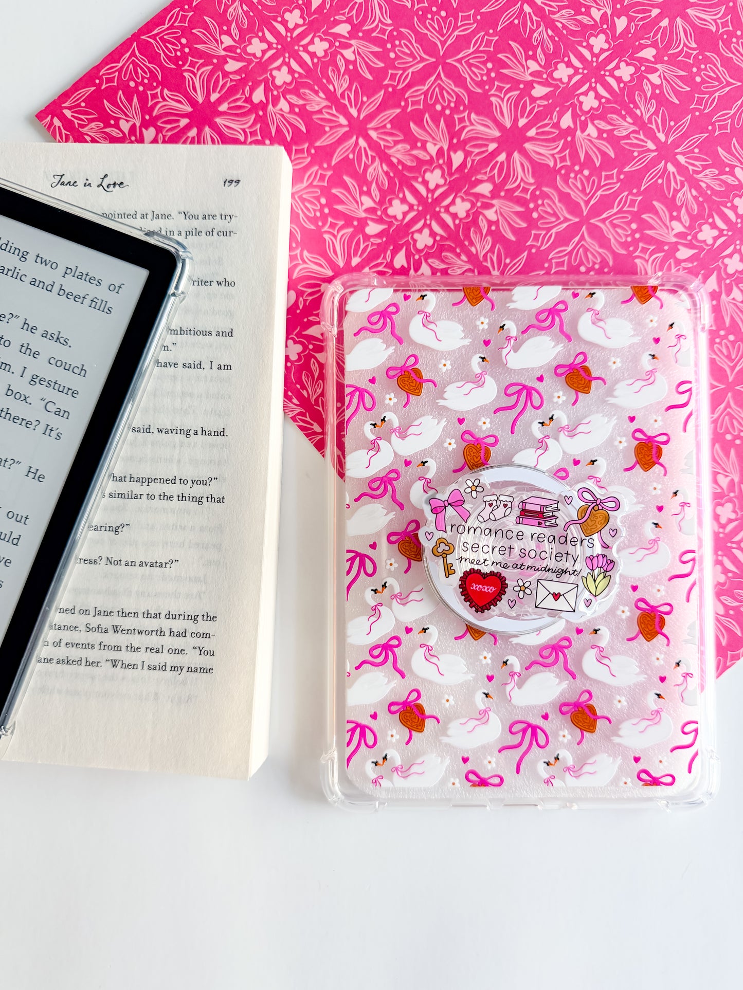Romance Readers Secret Society MagSafe Phone & E-Reader Grip – Bookish Accessory