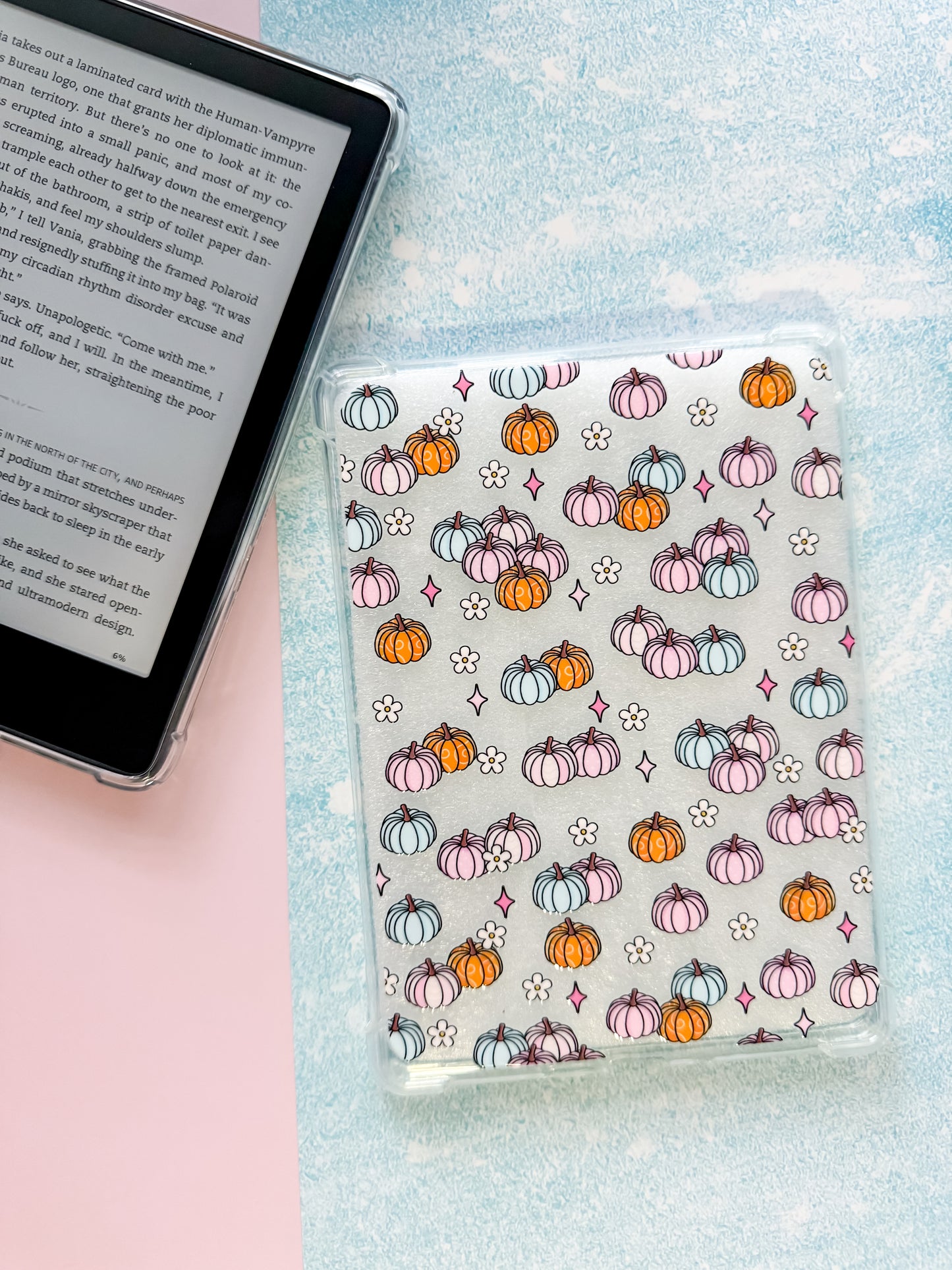 Pastel Pumpkins Kindle Paperwhite + Signature Case