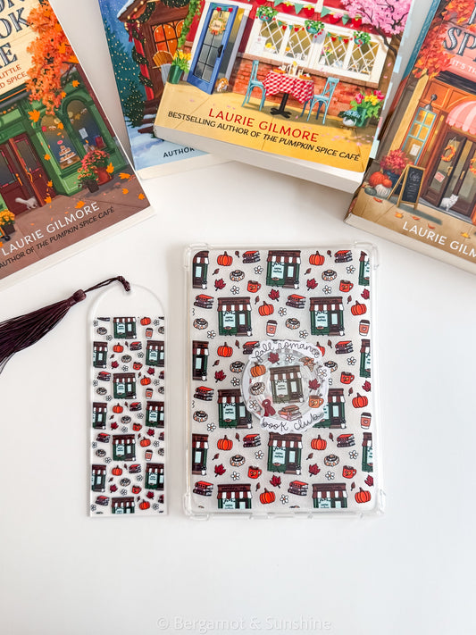 Dream Harbor Cozy Fall E Reader Case and/or Bookmark [Combined Listing]