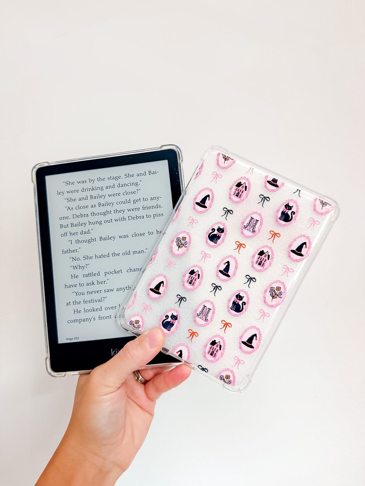 Spooky Cameo Kindle Case and/or Bookmark [Combined Listing] – Halloween E-Reader Cover