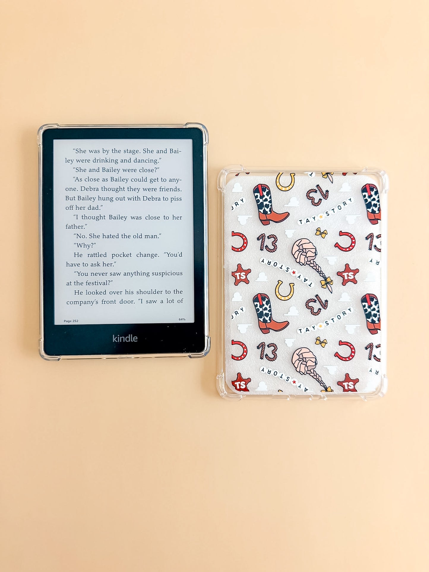 Tay Story T.S. Inspired Kindle Case and / or Bookmark [Combined Listing]