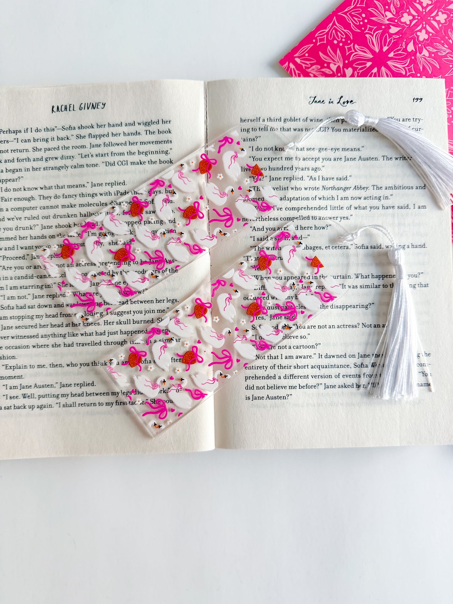Swan Lake Romance Kindle Case and/or Bookmark [Combined Listing]