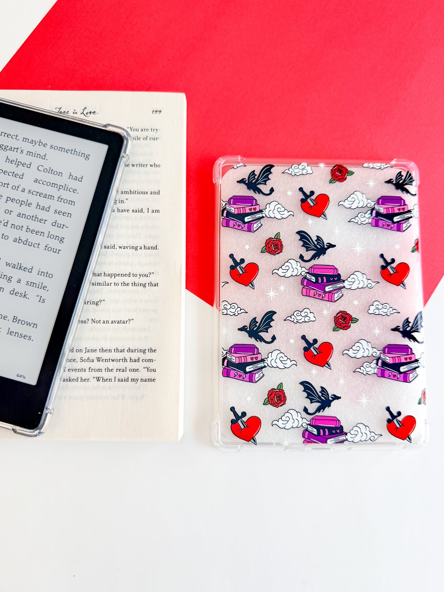 4W Romantasy Kindle Case and/or Bookmark [Combined Listing]