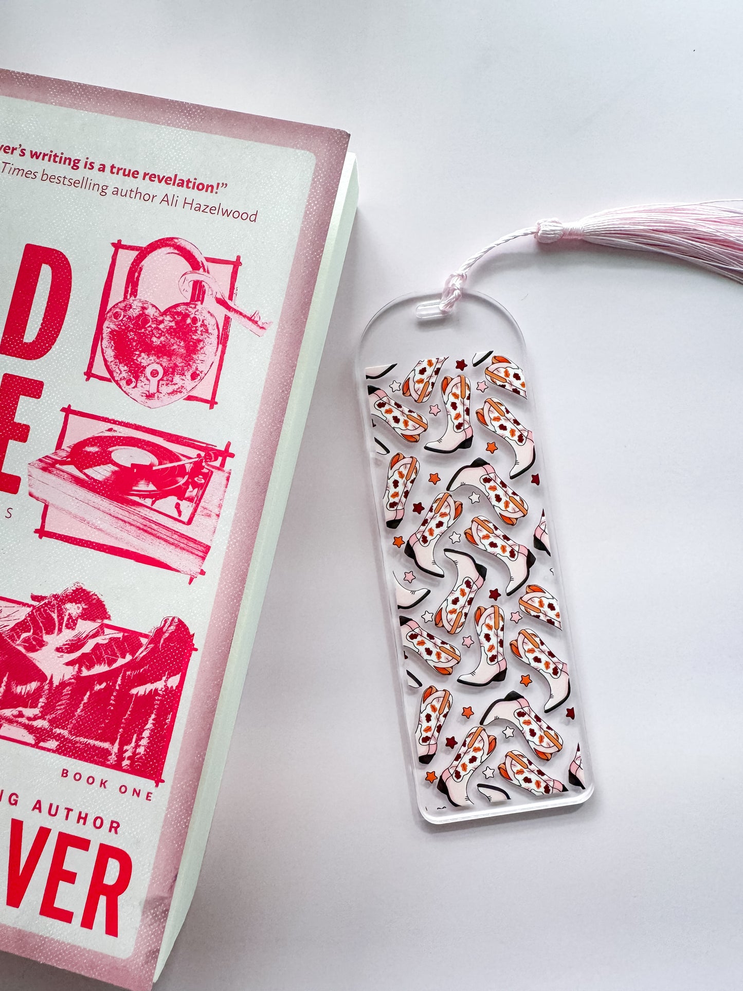 Fall Cowgirl Bookmark