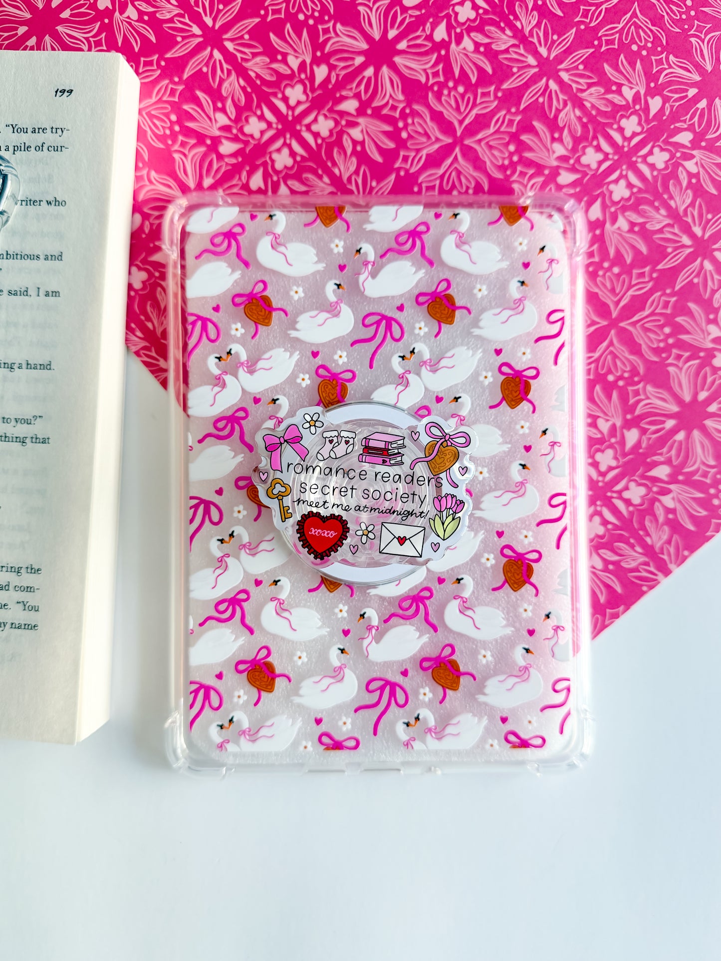 Romance Readers Secret Society MagSafe Phone & E-Reader Grip – Bookish Accessory