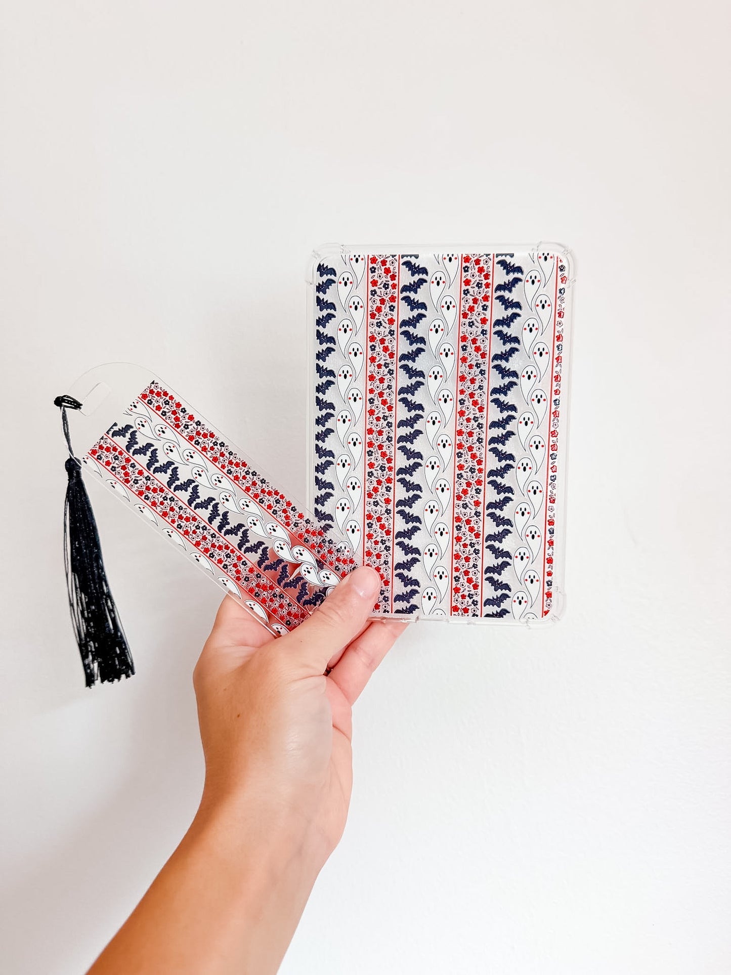 Spooky Stripes Kindle Case and/or Bookmark [Combined Listing]