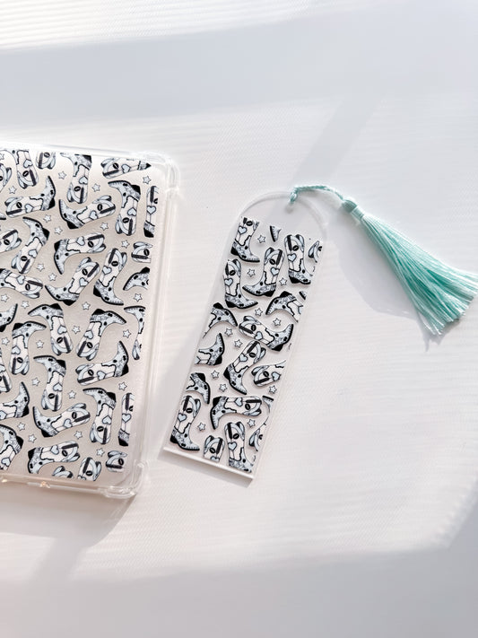 Cowgirl Boots Kindle Case and/or Bookmark [Combined Listing]