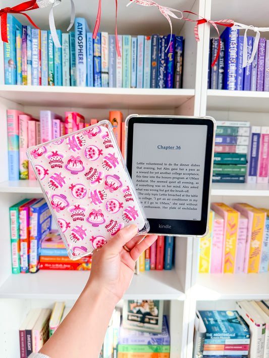 Cherries and Bows Birthday Cake Kindle Case