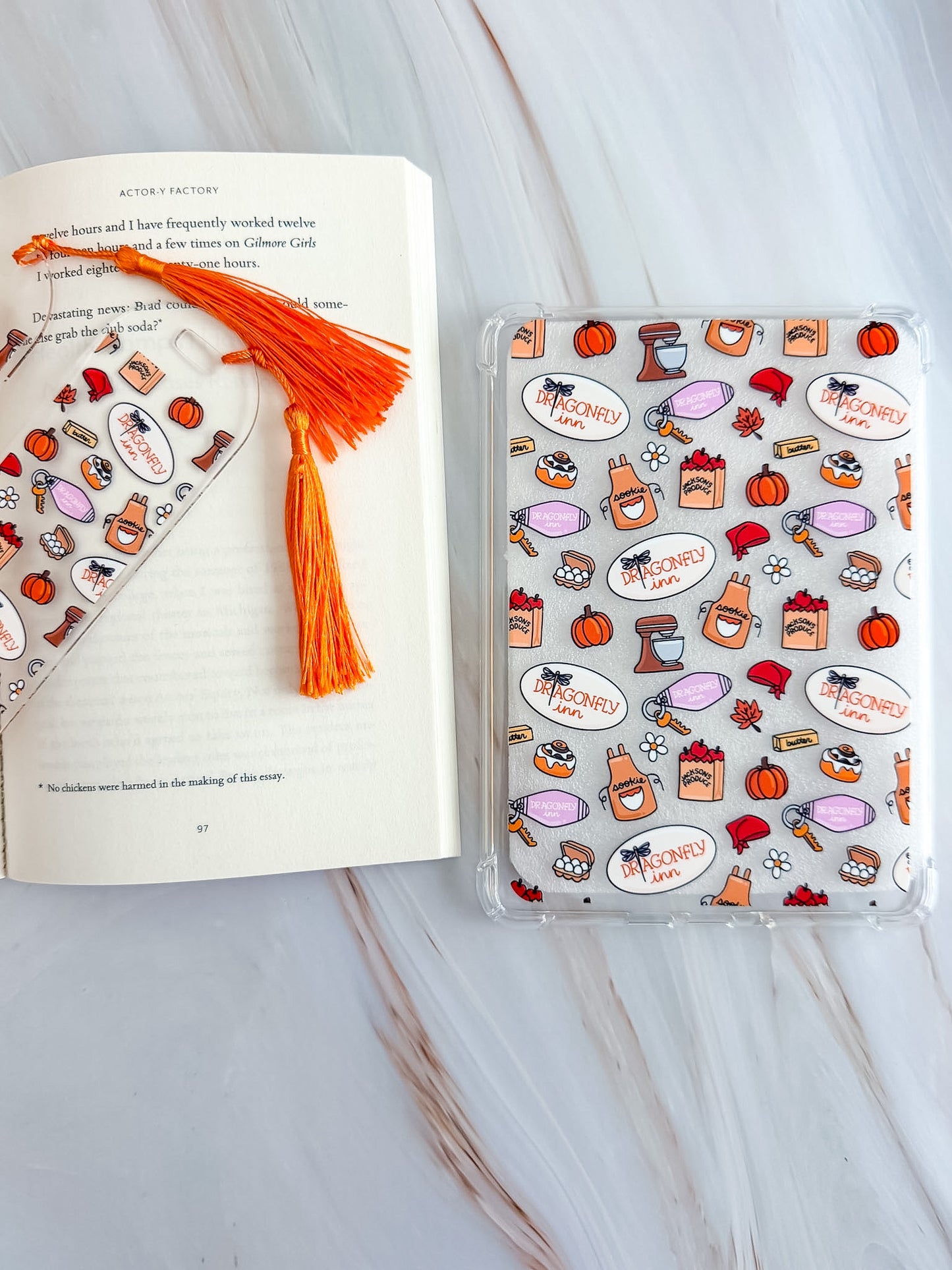 G.G. Dragonfly Inn E Reader Case and/or Bookmark [Combined Listing]
