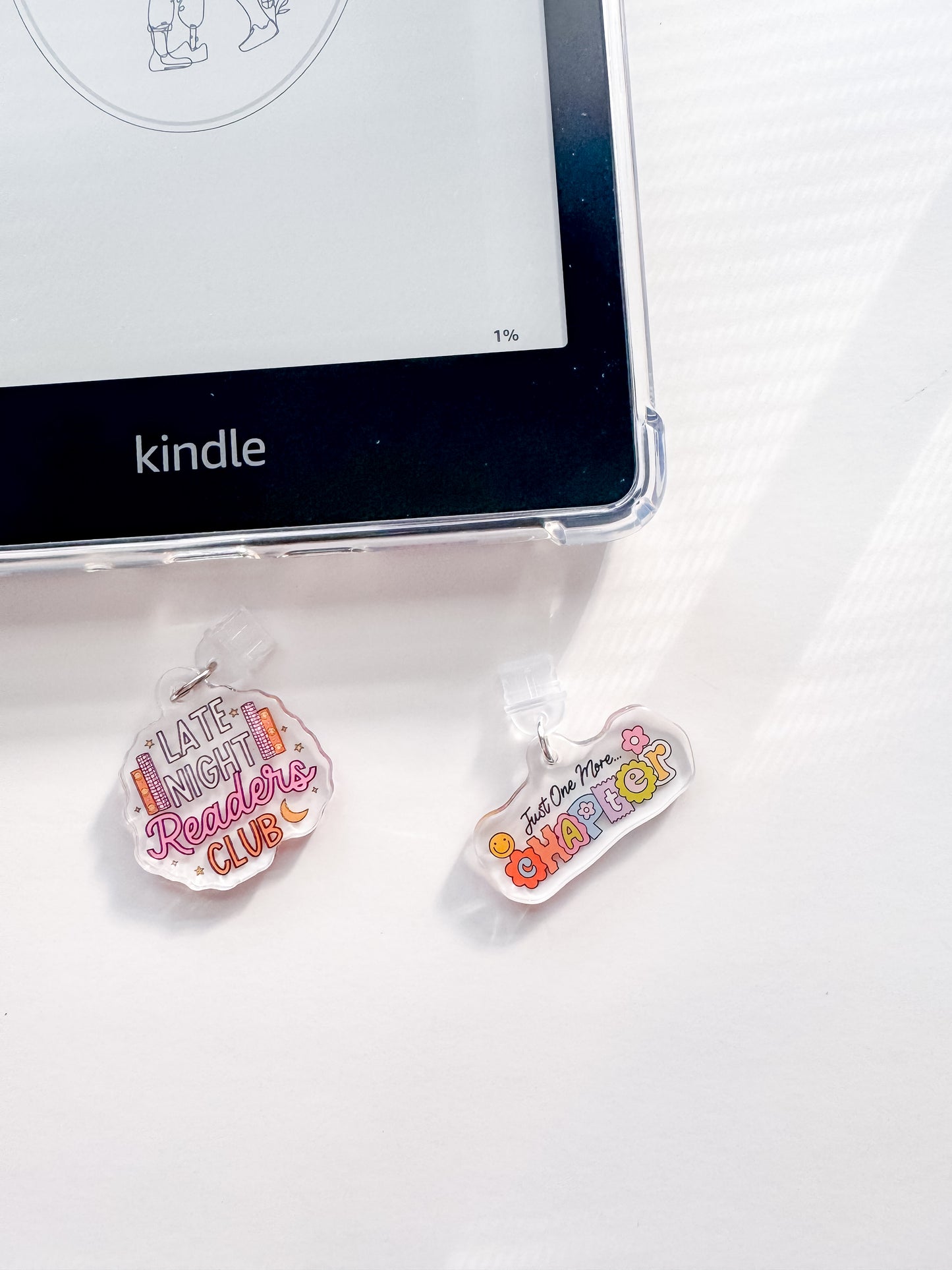 Bookish Ereader / Kindle Dust Plug Charm (Type C)