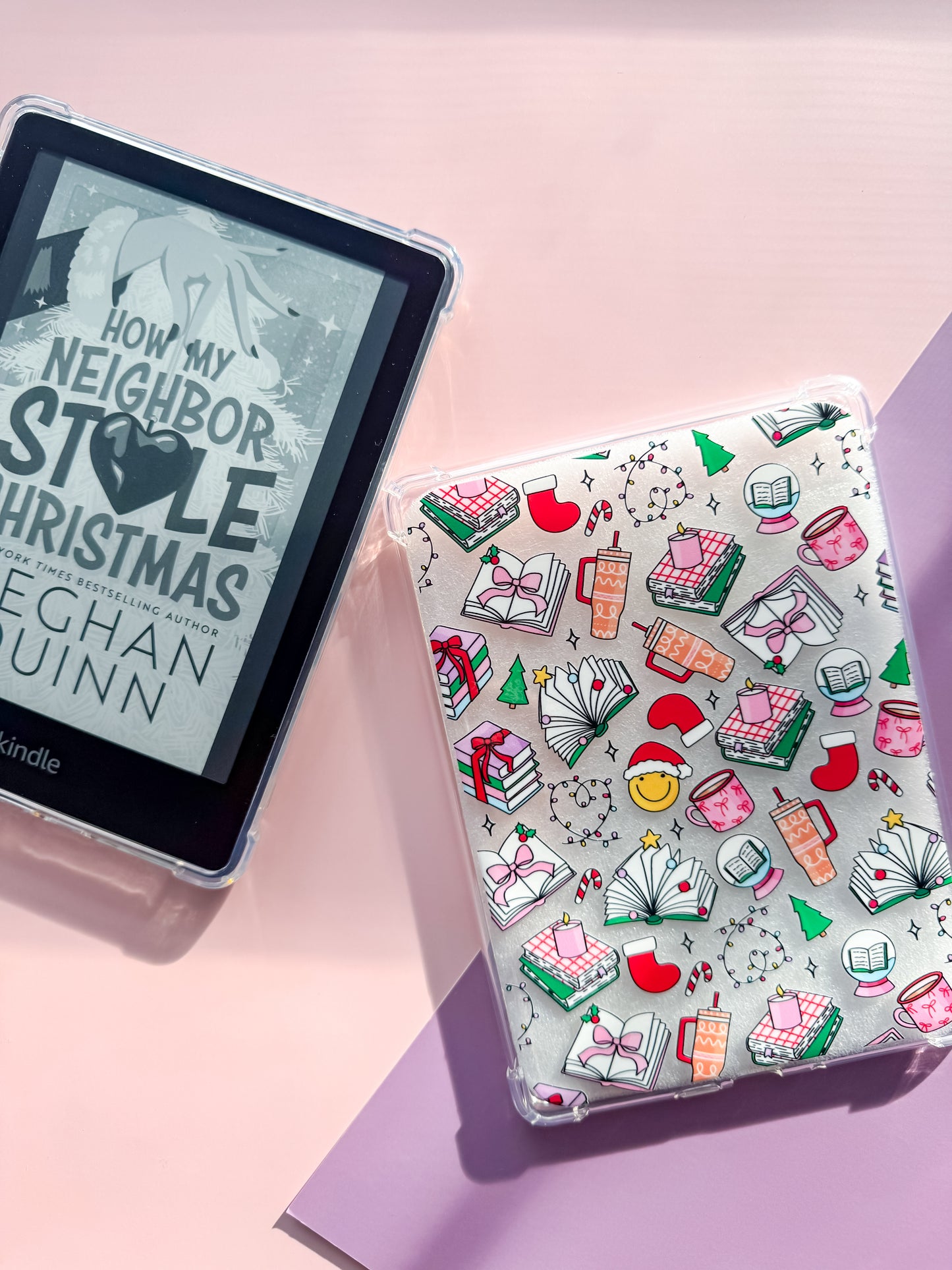 Bookish Christmas Kindle Case