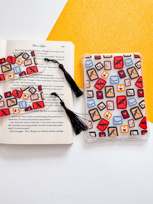 4W Stamps Kindle Case and/or Bookmark [Combined Listing]