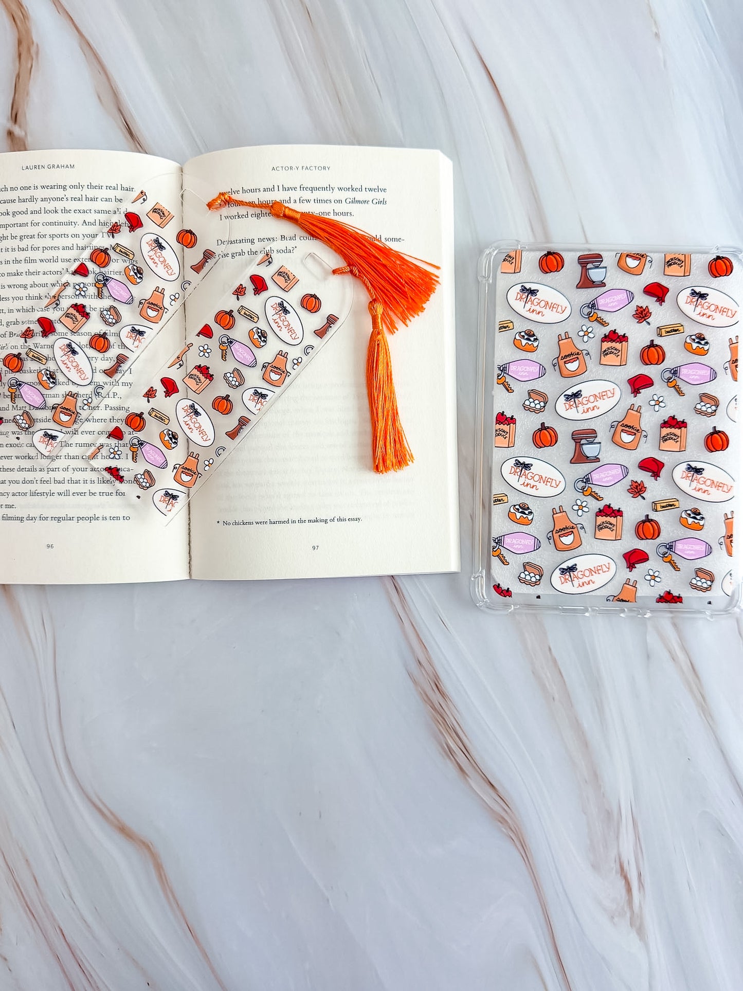 G.G. Dragonfly Inn E Reader Case and/or Bookmark [Combined Listing]