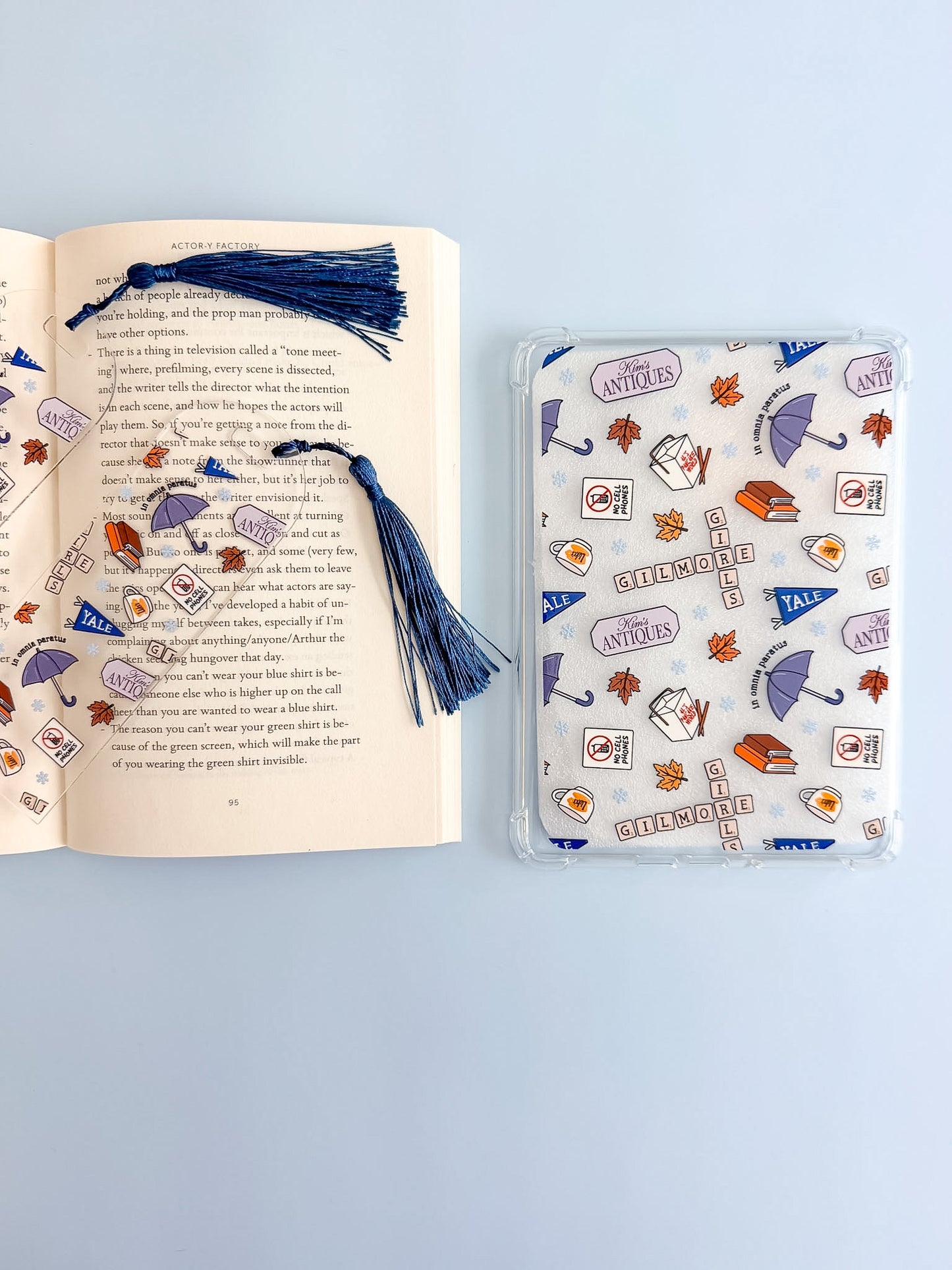 S.H. Fall Essentials E Reader Case and/or Bookmark [Combined Listing]