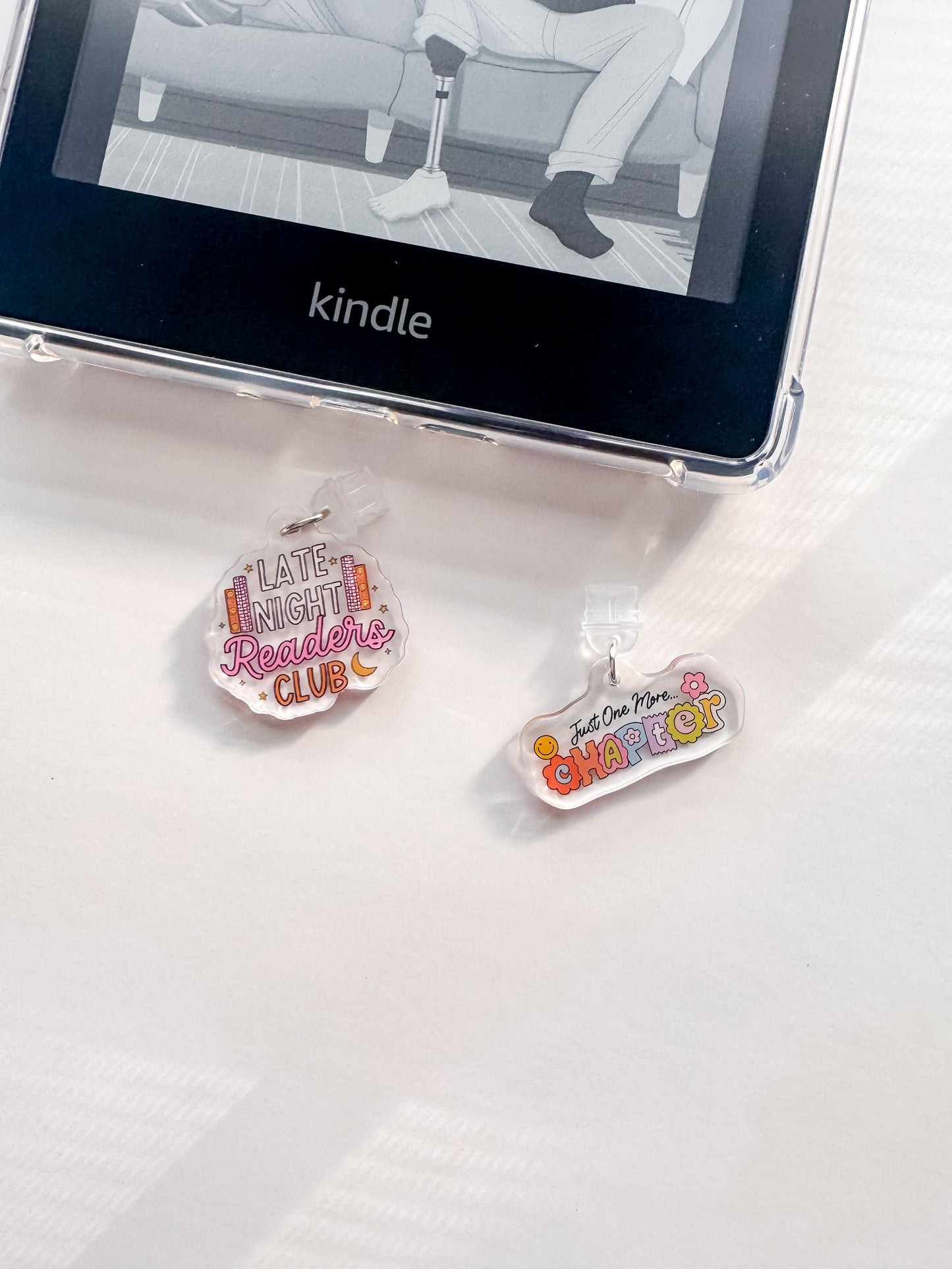 Bookish Ereader / Kindle Dust Plug Charm (Type C)