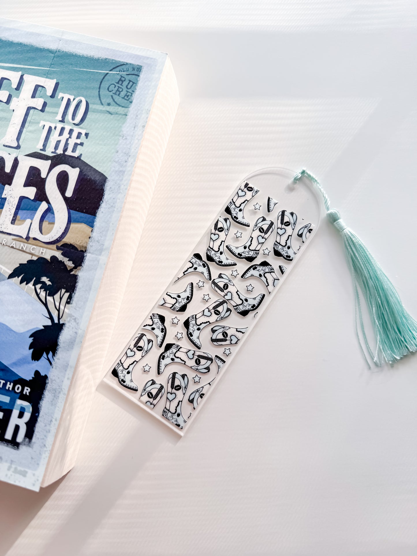 Cowgirl Boots Kindle Case and/or Bookmark [Combined Listing]