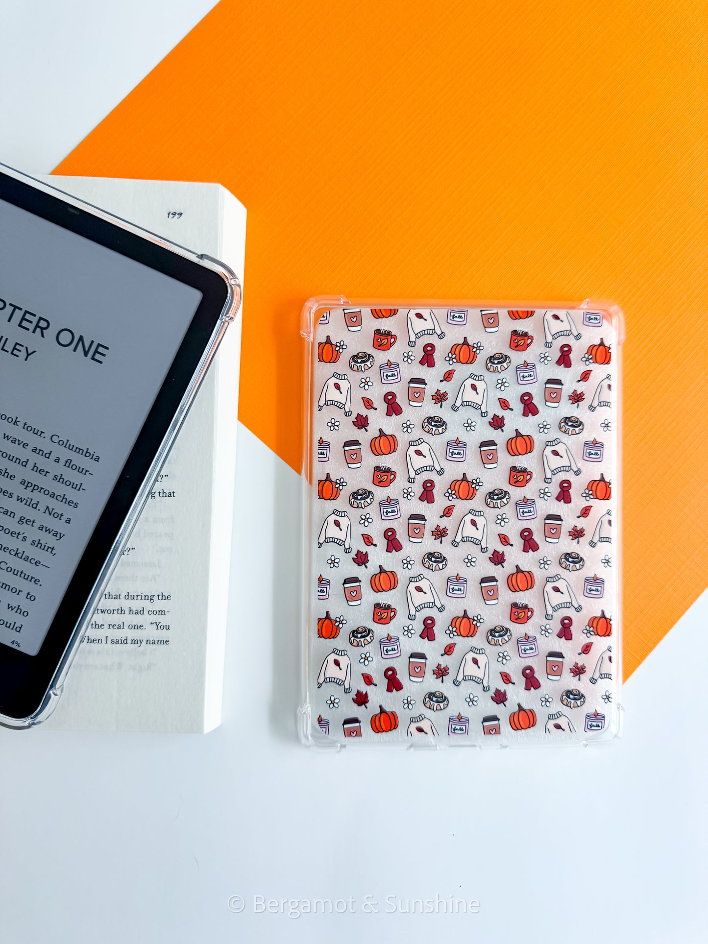 Pumpkin Spice Essentials Kindle Case