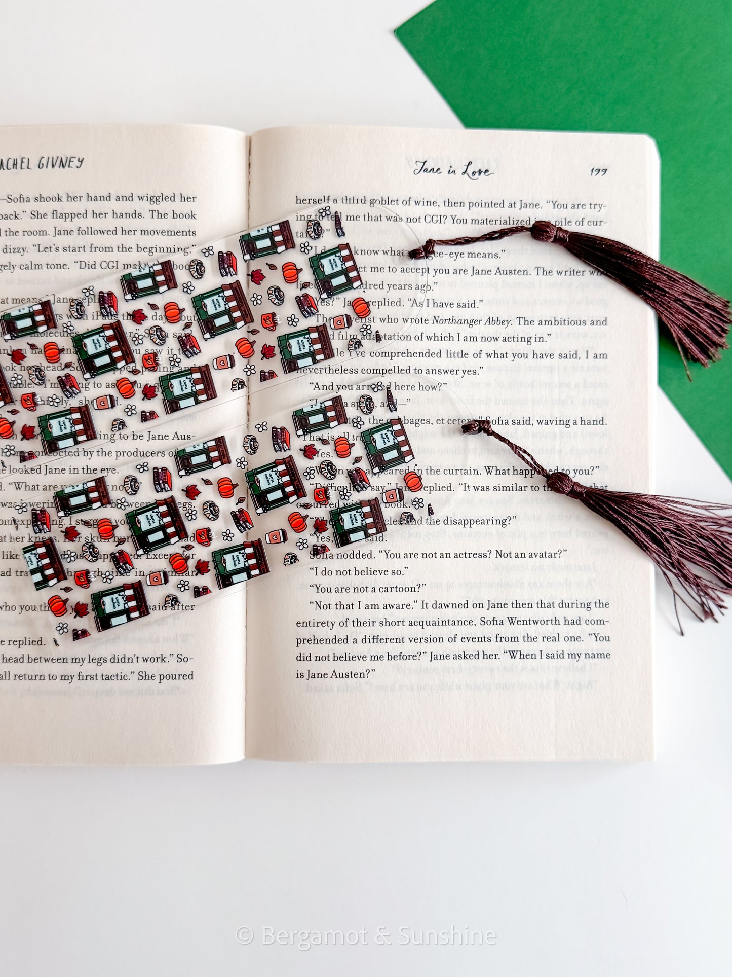 Dream Harbor Cozy Fall E Reader Case and/or Bookmark [Combined Listing]