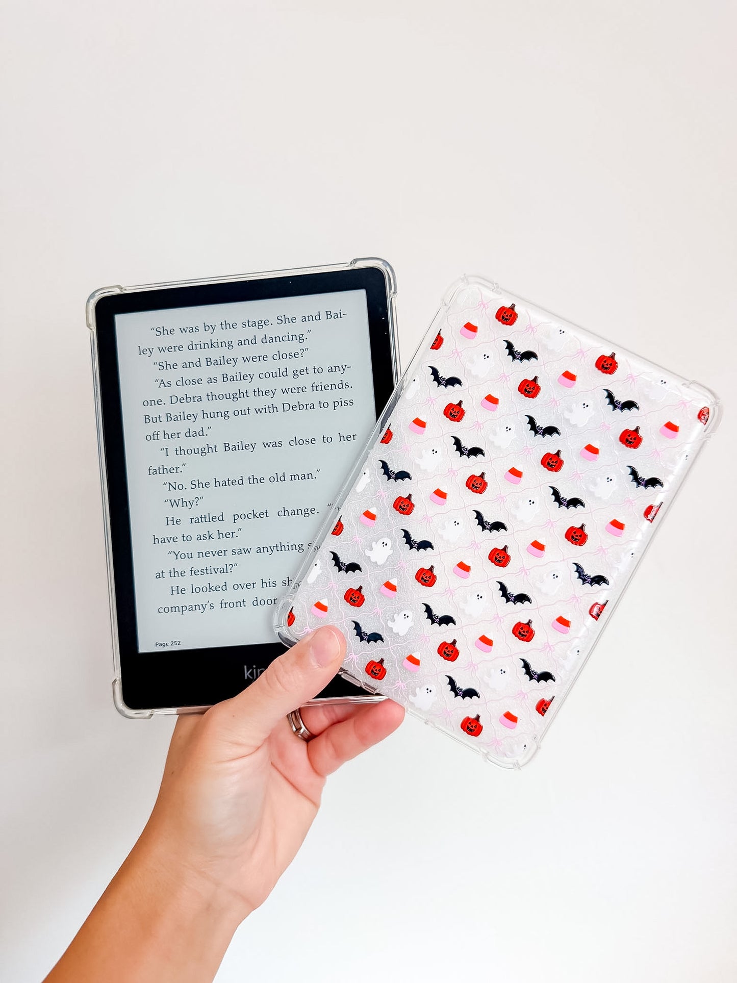 Girly Halloween Kindle Case and/or Bookmark [Combined Listing] – Spooky E-Reader Cover
