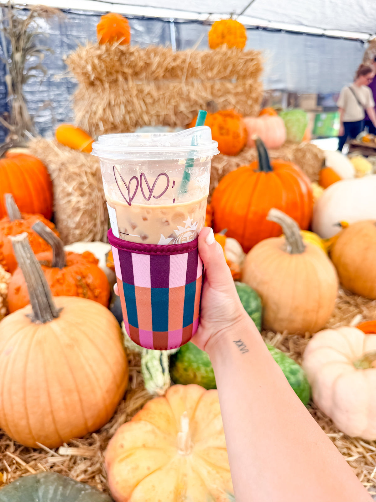 Stripes Coffee Sleeve (small)