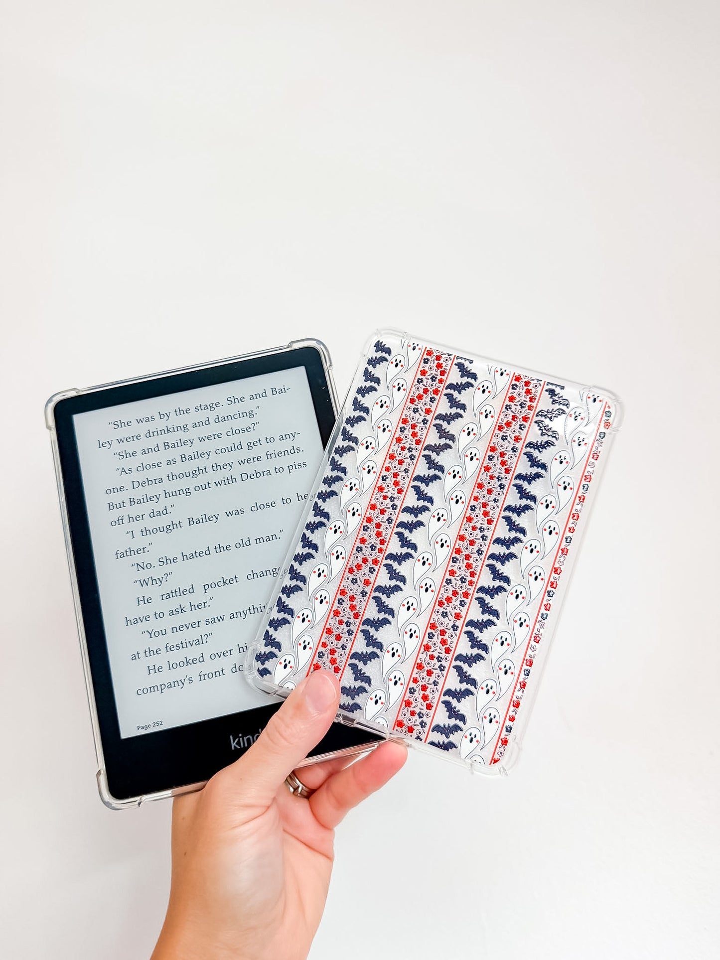 Spooky Stripes Kindle Case and/or Bookmark [Combined Listing]