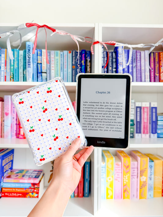 Cherry Grid E reader Case